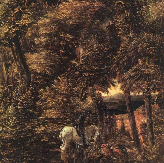 ALTDORFER, Albrecht Saint George in the Forest  ggg oil painting picture